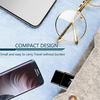 Fast Charging Block, USB Adaptive Fast Charger Box Android Cell Phone Wall Quick Tablet Charger Plug Adapter Compatible Samsung Galaxy S10 S9 S8 S7 A13 A16 Note 8 9 10 LG G7 Plus EP-TA20JBE (2 Pack) 🍁 All In One Marketplace Canada