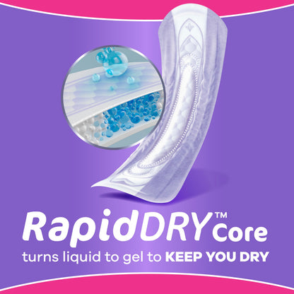 Always Discreet Adult Incontinence Pads for Women, Extra Heavy Absorbency, Long Length, Postpartum Pads, Up to 100% Bladder Leak ProteCountion, 112 Count 🍁 All In One Marketplace Canada