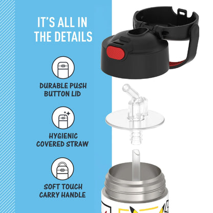 THERMOS FUNTAINER Water Bottle with Straw, 14oz, Pokemon 🍁 All In One Marketplace Canada