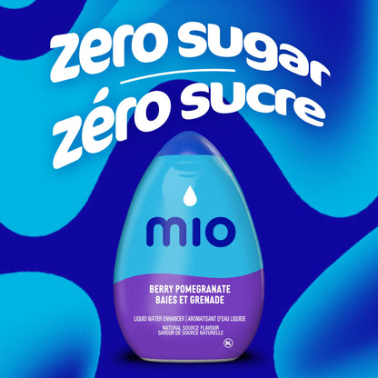 mio Berry Pomegranate Liquid Water Enhancer, 48 mL Bottle (Pack of 12) 🍁 All In One Marketplace Canada