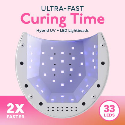 SUNUV SUN2C UV Light for Nails, UV LED Nail Lamp with 4 Timer Settings, Curing Lights Compatible with All Gel Polish Rose 🍁 All In One Marketplace Canada