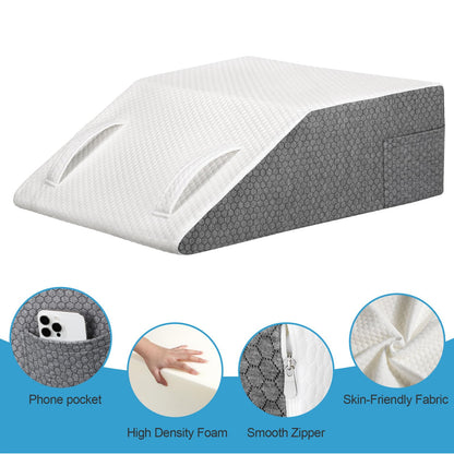 Ceecysaa Leg Elevation Pillow for Bed,20cm Height High-Density Foam Pillow 🍁 All In One Marketplace Canada