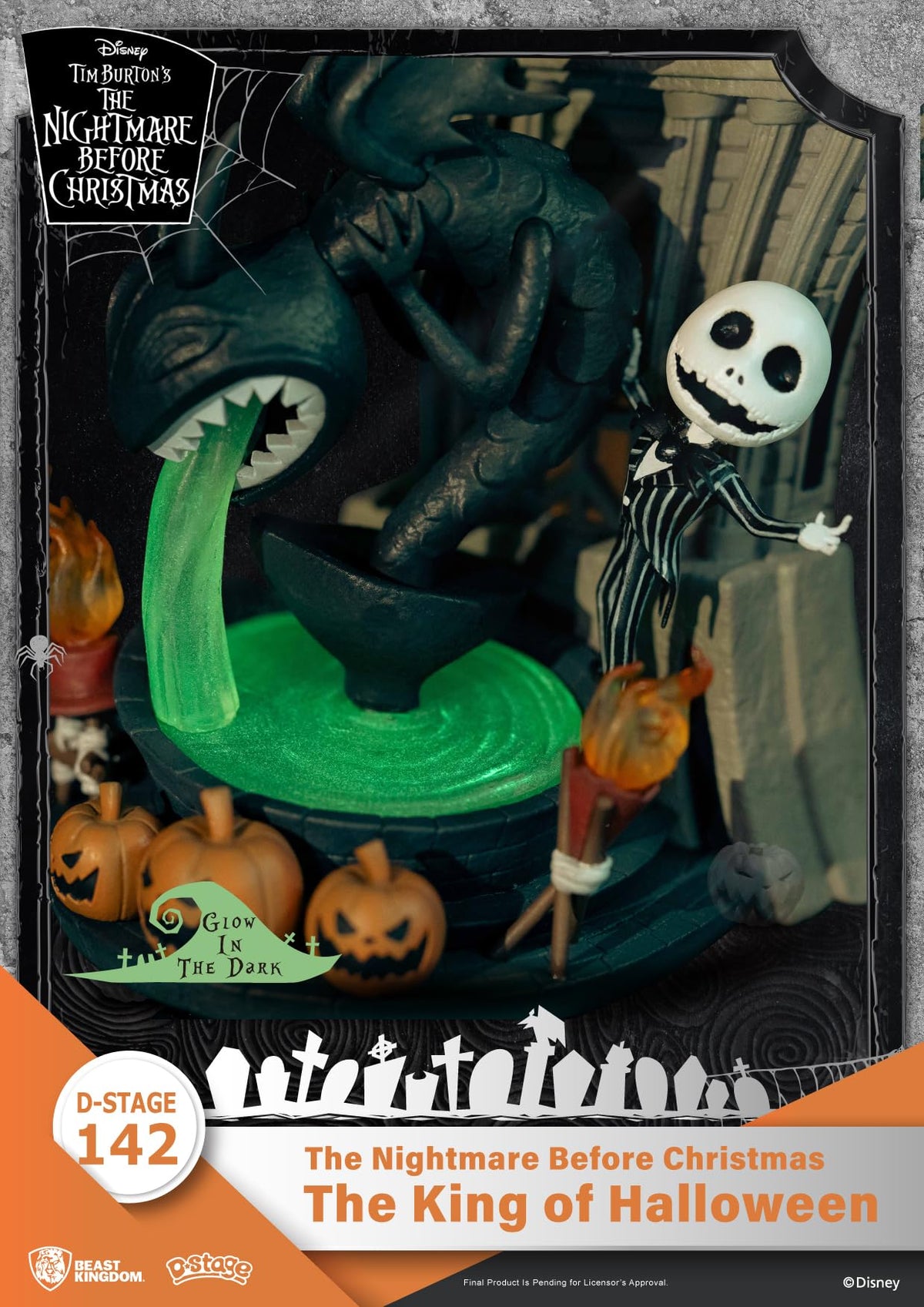 The Nightmare Before Christmas: Halloween King Jack DS-142 D-Stage Statue
