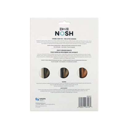 Zeus NOSH Chew Sticks Dog Toy, Assorted 3 Count (Chicken, Bacon, Beef) 🍁 All In One Marketplace Canada