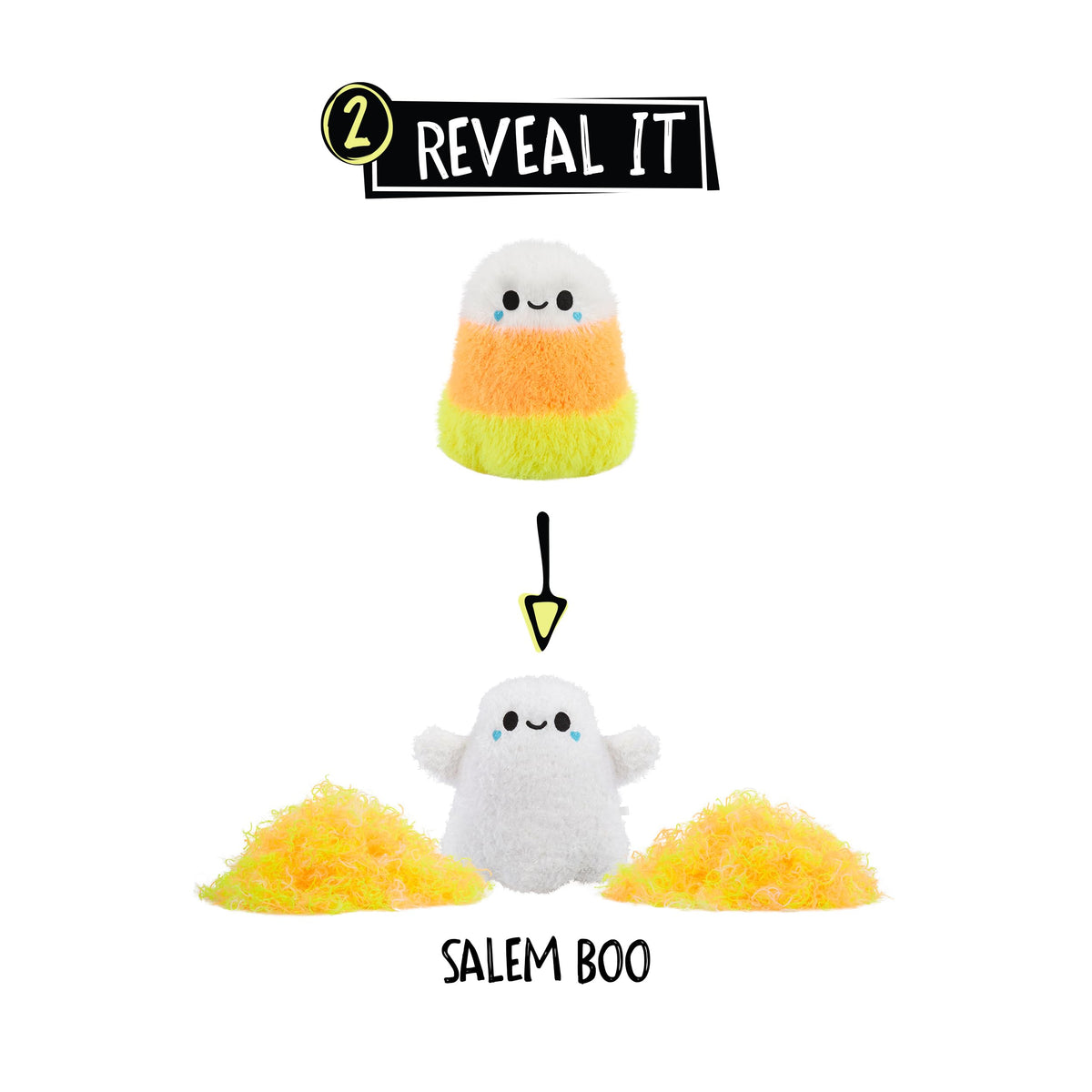 Fluffie Stuffiez Small Plush - Halloween Candy Corn