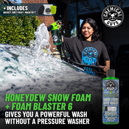 Chemical Guys 14-Piece Arsenal Builder Car Wash Kit with Foam Gun, Bucket and (5) 473 ml Car Care Cleaning Chemicals (Works w/Garden Hose) 🍁 All In One Marketplace Canada