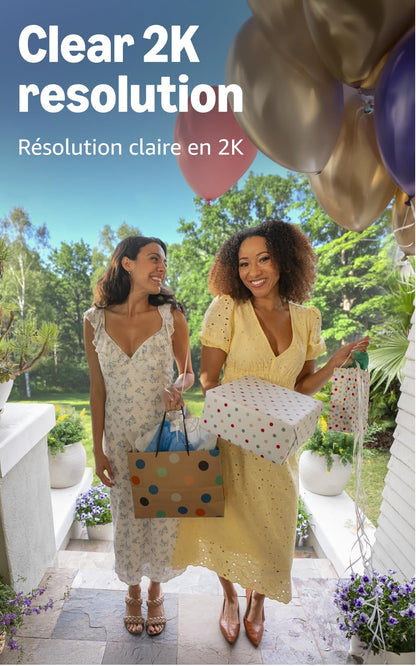 Blink Battery Doorbell 2K+ (newest model) — Wireless video doorbell, 2K resolution, enhanced audio. Required Sync Module not included – Add-On (White) 🍁 All In One Marketplace Canada