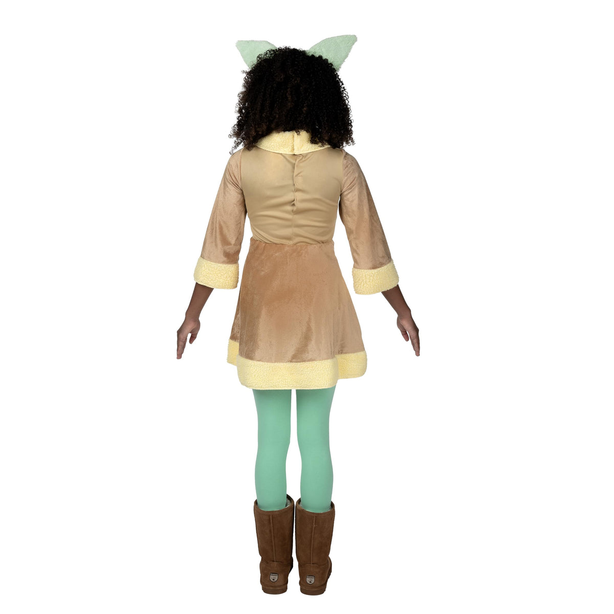 Jazwares Costume Play Star Wars Grogu Official Youth Halloween Dress - Premium Quality Minky Robe with Minky Headpiece (L)