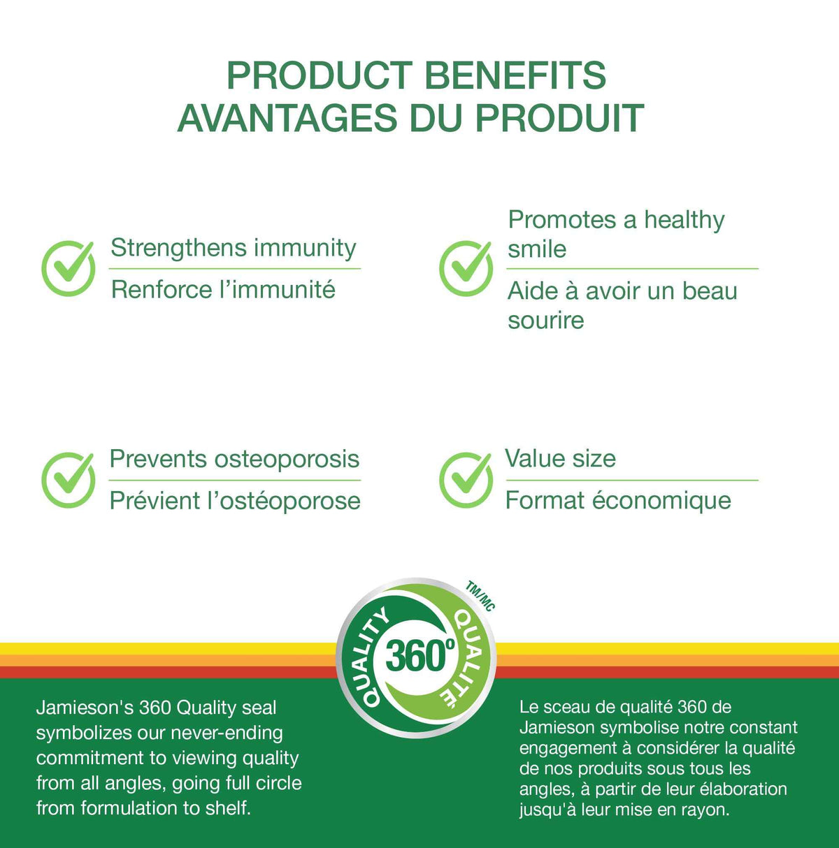 Jamieson Vitamin D3 1,000 IU Tablets, Supports Immune Health, Strong Bones, and Teeth, Enhances Calcium and Phosphorus Absorption. Vegetarian, Non-GMO, Gluten-Free, One Per Day, 500 Count, Proudly Canadian 🍁 All In One Marketplace Canada
