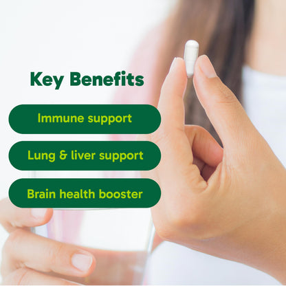 Organika Canadian-Made NAC (N-Acetyl-L-Cysteine) 500mg- Supports Antioxidant Glutathione Levels, Immune System Support, Liver and Detox Support- 180caps 🍁 All In One Marketplace Canada