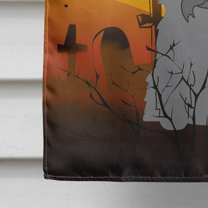 Caroline's Treasures BB4325CHF Halloween Glen of Imal Grey Flag Canvas House Size, Large, Multicolor