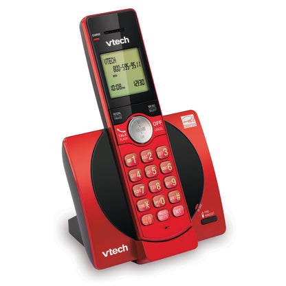 VTech DECT 6.0 Single Handset Cordless Phone with CID, Backlit Keypad and Screen, Full Duplex Handset Speakerphone, and Call Block Red 🍁 All In One Marketplace Canada