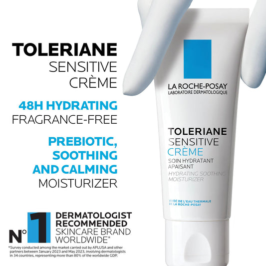 La Roche-Posay Face Moisturizer for Sensitive Skin, Toleriane Sensitive Face Cream with Niacinamide and Ceramides, for Normal to Combination Skin, Alcohol Free, Fragrance Free, 40mL 🍁 All In One Marketplace Canada