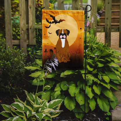 Caroline's Treasures BB4382GF Halloween Flashy Fawn Boxer Flag Garden Size, Small, Multicolor