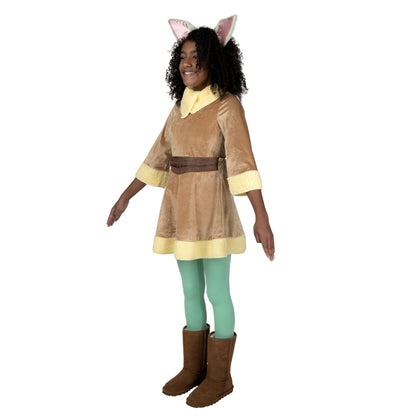 Jazwares Costume Play Star Wars Grogu Official Youth Halloween Dress - Premium Quality Minky Robe with Minky Headpiece (L)
