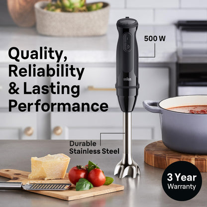 Braun MultiQuick Vario 5 Immersion Blender, 21-Speed, Turbo Boost, 500W 🍁 All In One Marketplace Canada