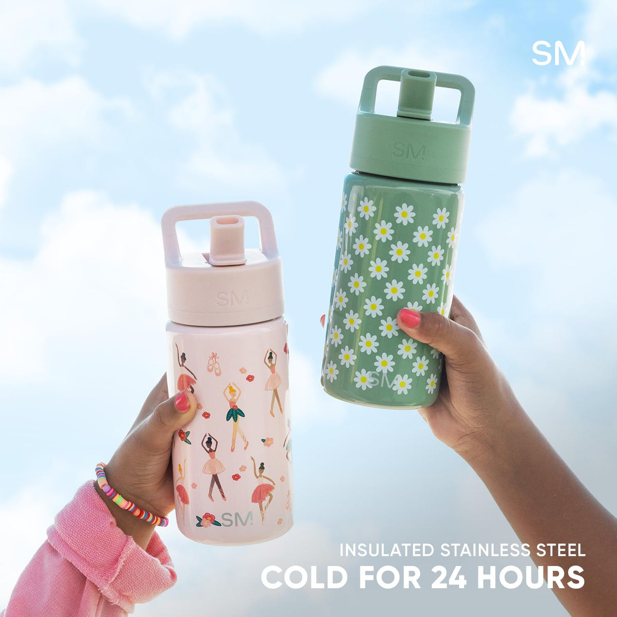 Simple Modern Minecraft Kids Water Bottle & Toddler Cup | 18oz 🍁 All In One Marketplace Canada
