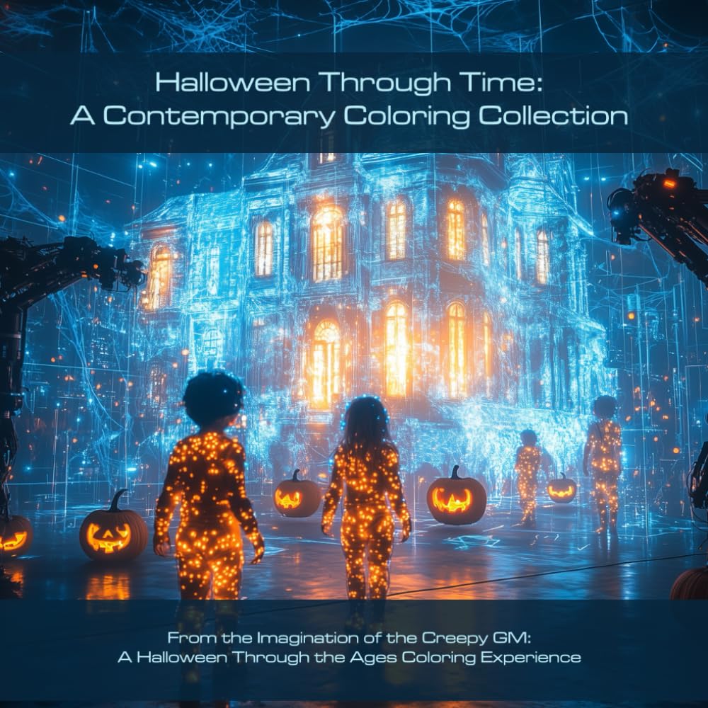 Halloween Through Time: Contemporary Coloring Collection: Premium Adult Coloring Book - Over 70 Images Spanning Halloween's Evolution