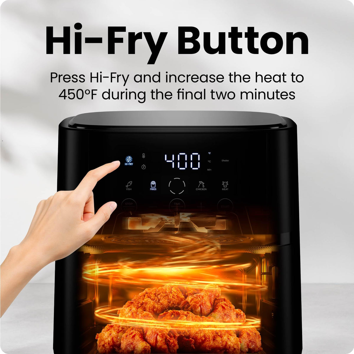 Chefman Air Fryer – 4 QT Compact Airfryer for Quick & Easy Meals, Features Hi-Fry Technology for Extra Crisp, Easy-View Window, Touch Controls with 4 Presets, Nonstick & Dishwasher Safe Basket - Black 🍁 All In One Marketplace Canada