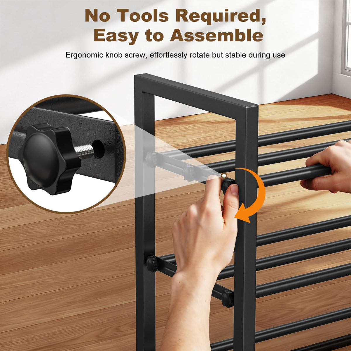 Roylvan 3-Tire Expandable Shoe Rack, 17"-31" Adjustable Stackable Free Standing Shoe Shelf Storage Fits 6-12 Pairs Shoes, Heavy Duty Reinforced Metal Shoes Organizer for Closet Entryway Doorway Dorm 🍁 All In One Marketplace Canada