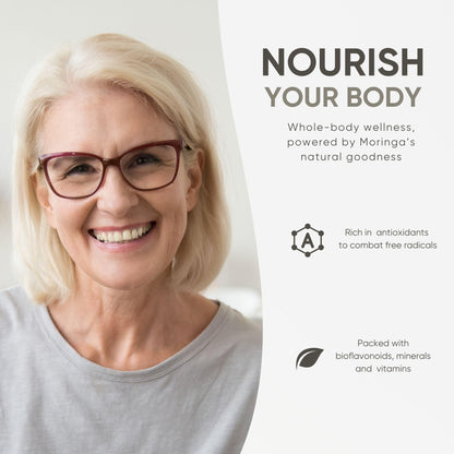 Herba 10,000MG Organic Moringa Capsules – 180 Count | Ultra Potent - 20:1 Extract | Made in Canada | Pure Moringa Capsules using Organic Moringa Powder 🍁 All In One Marketplace Canada