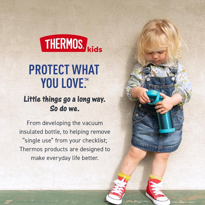 THERMOS FUNTAINER Water Bottle with Straw, 14oz, Space Frog 🍁 All In One Marketplace Canada
