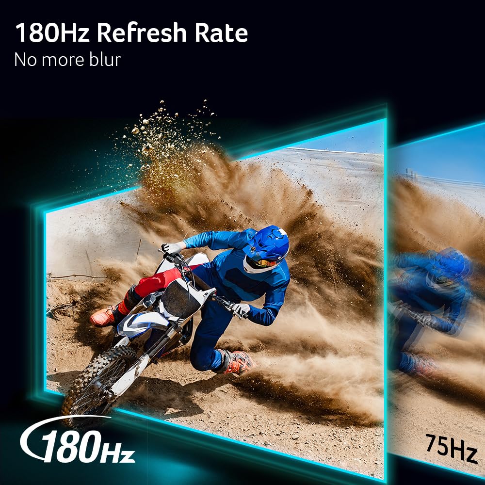 Acer Nitro 27 Inch WQHD 2560 x 1440 IPS Gaming Monitor | AMD FreeSync | Up to 180Hz Refresh | Up to 0.5ms | DCI-P3 95% | HDR 10 Support | One Display Port 1.2 & Two HDMI 2.0 | KG271U N3bmiipx 🍁 All In One Marketplace Canada