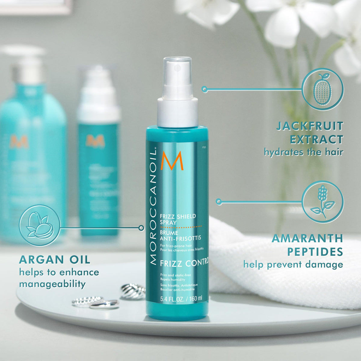 Moroccanoil Frizz Shield Styling Spray, 5.4 Fl. Oz. 🍁 All In One Marketplace Canada