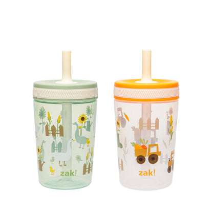 Zak Designs Silly Goose-Harvest Kelso 15oz Leak-Proof Toddler Cups, 2-Pack 🍁 All In One Marketplace Canada