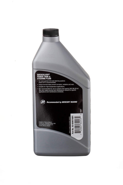 Quicksilver 858075Q01 Power Trim and Steering Fluid, 32 Oz. Bottle 🍁 All In One Marketplace Canada