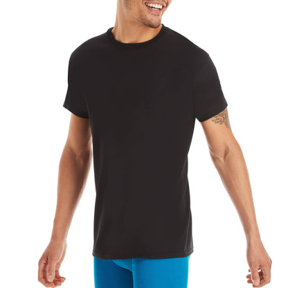 Hanes Men's 4 Pack FreshIQ Crewneck Undershirt, Assorted, Small 🍁 All In One Marketplace Canada