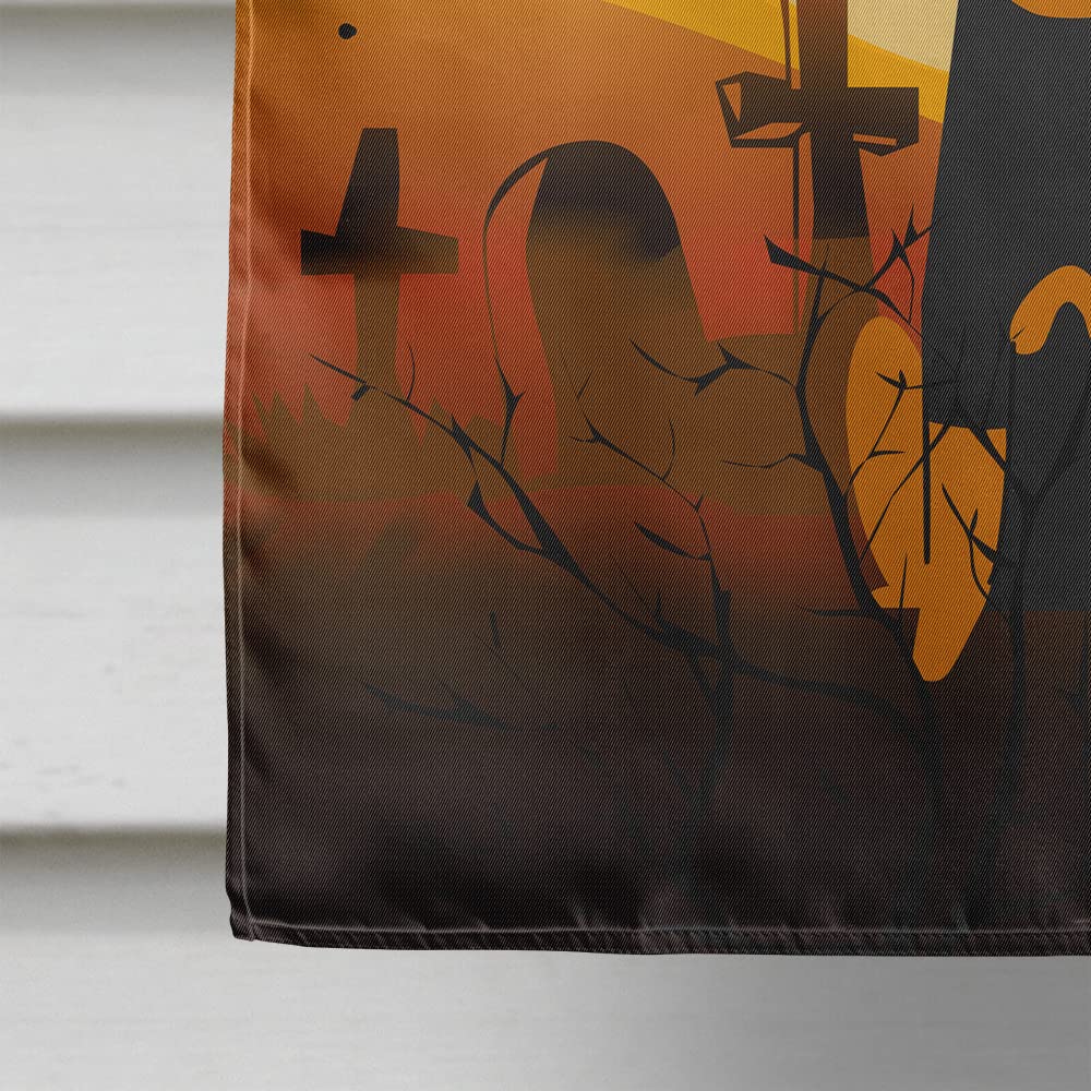 Caroline's Treasures BB4375CHF Halloween English Toy Terrier Flag Canvas House Size, Large, Multicolor