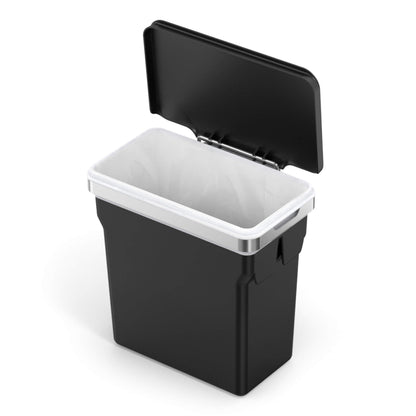 simplehuman 10 Liter / 2.6 Gallon In-Cabinet Trash Can, Heavy-Duty Steel Frame, Black 🍁 All In One Marketplace Canada