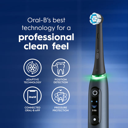Oral-B iO Series 9 Electric Toothbrush with 4 Oral-B Replacement Brush Heads, White Alabaster 🍁 All In One Marketplace Canada