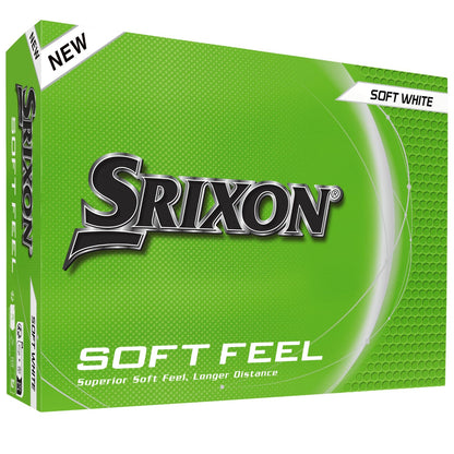 Srixon Soft Feel_14 Ultra Soft & Durable Golf Balls | Stable Trajectory & Controlled Spin| Premium Feel & Control Around The Green| Yellow/White 🍁 All In One Marketplace Canada