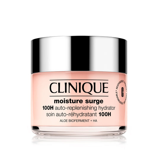 Clinique Moisture Surge 100H Auto-Replenishing Hydrator Oil Free Face Moisturizer With Hyaluronic Acid For All Skin Types | Hydrating + Moisturizing, 125ml 🍁 All In One Marketplace Canada