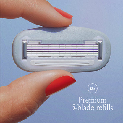 Billie Women’s Razor Refill Blades | 5-Blade Cartridges - 12 count | Replacement Refills for Billie Handle 🍁 All In One Marketplace Canada