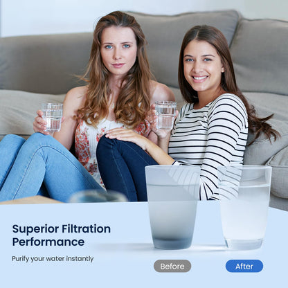 GLACIER FRESH Water Filter LT1000PC Compatible with LG LT1000P, LT1000P/PC/PCS, LT-1000PC, MDJ64844601, 9980 Water Filter, and LT120F, ADQ73214404 Air Filter Combo, 3 Pack 🍁 All In One Marketplace Canada