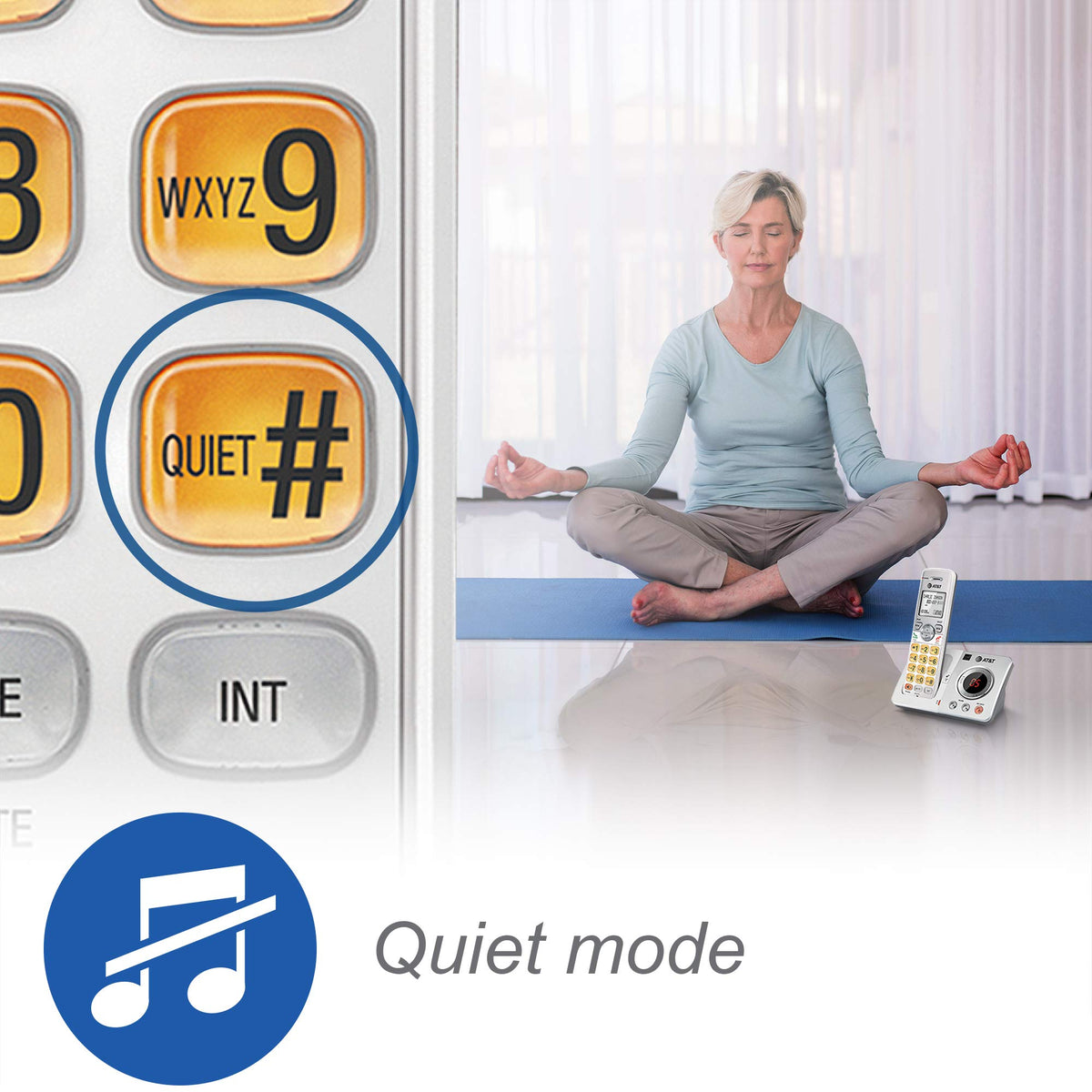 AT&T EL52203 2-Handsets Cordless Phone System with Answering System, Caller ID/Call Waiting - DECT 6.0 - Upto 14 Minutes Recording Time 🍁 All In One Marketplace Canada