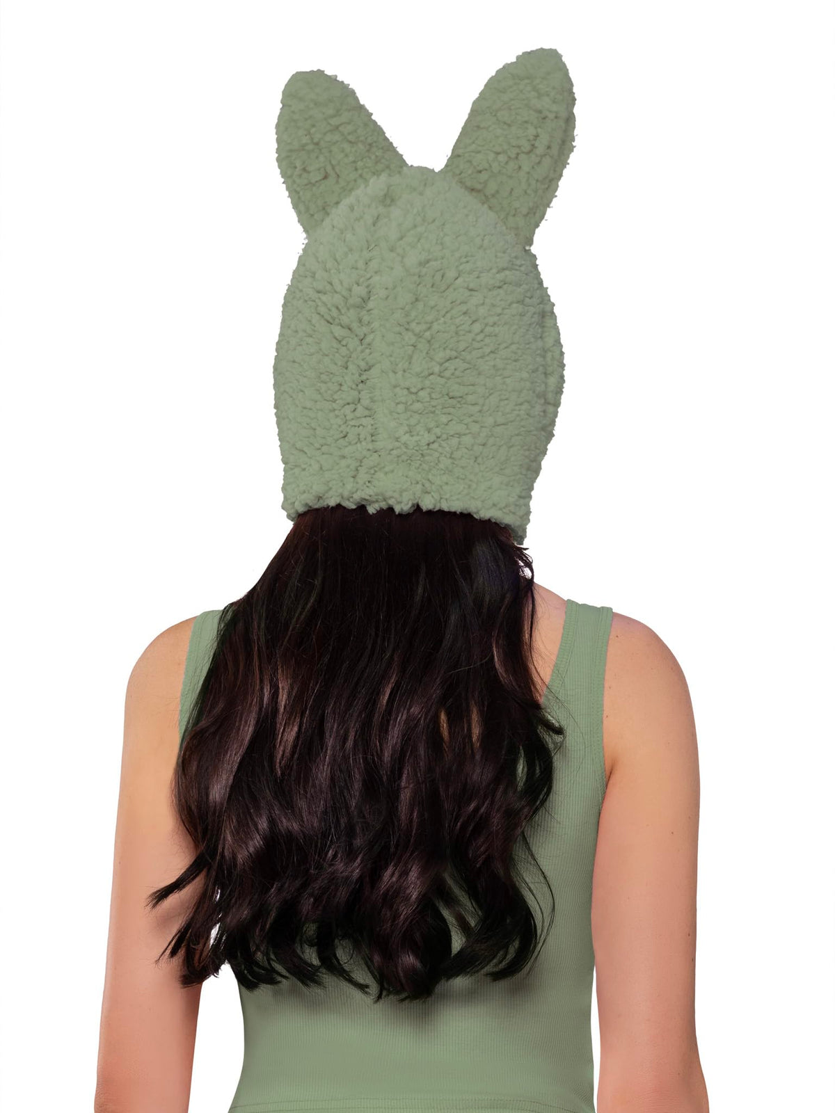 Leg Avenue Women's Halloween Costumes for Women Cute Bunny Monster Hood Animal Ears Bonnet, Green, One Size