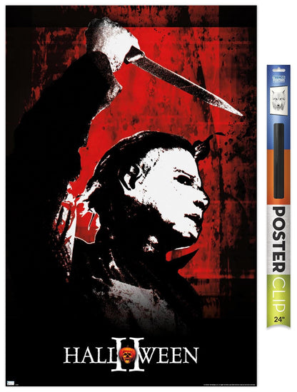 Halloween II - Red Wall Poster