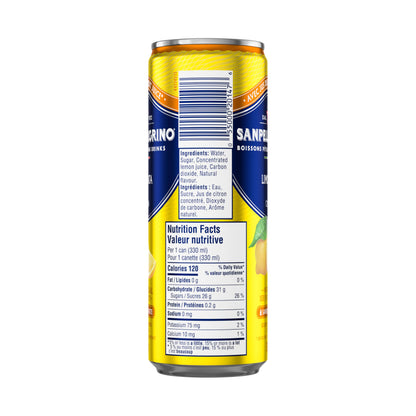 San Pellegrino Limonata Italian Sparkling Fruit Beverage, 24 x 330ml 🍁 All In One Marketplace Canada