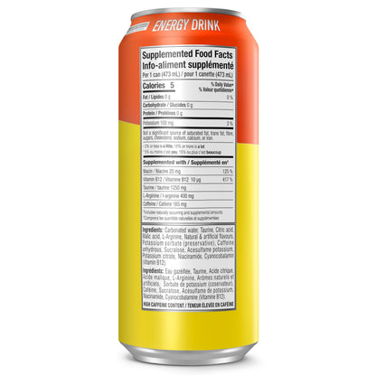 Cellucor C4 Performance Energy Drink, Orange Slice, Carbonated Sugar Free Drink with no Artificial Colours or Dyes, 473mL, 12 count 🍁 All In One Marketplace Canada