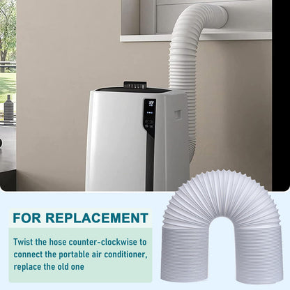 Portable Air Conditioner Hose with 5.9" Diameter & 80" Length Anti-Clockwise Thread, Universal Portable AC Exhaust Hose Air Conditioner Parts & Accessories 🍁 All In One Marketplace Canada