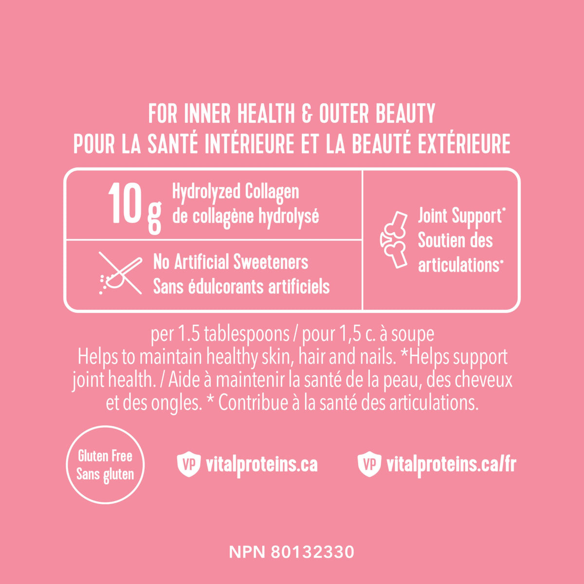 VITAL PROTEINS Beauty Collagen Peptides Strawberry Lemon Powder, Supports Hair, Skin & Nails With Hyaluronic Acid, Biotin & Vitamin C & Helps Form Collagen & Reduce Joint Pain Associated With Osteoarthritis, 201 g 🍁 All In One Marketplace Canada
