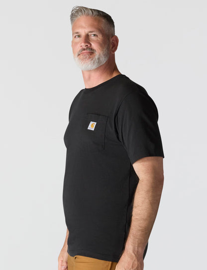 Carhartt Men's K87 Workwear Short Sleeve T-Shirt (Regular and Big & Tall Sizes), Black, 3XL (Reg) 🍁 All In One Marketplace Canada