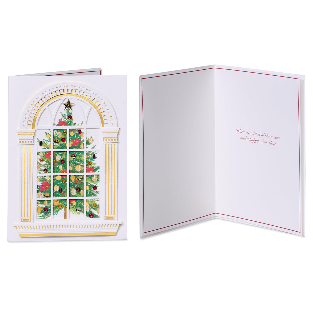 Papyrus All Holiday Card Assortment with Decorative Box, 6-Count (Valentine's Day, Mother's Day, Father's Day, Thanksgiving, Halloween, Christmas)