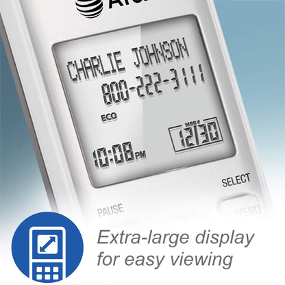 AT&T EL52203 2-Handsets Cordless Phone System with Answering System, Caller ID/Call Waiting - DECT 6.0 - Upto 14 Minutes Recording Time 🍁 All In One Marketplace Canada