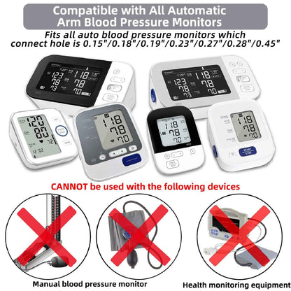 Alcarefam Extra Large Blood Pressure Cuff, 22-66cm XXL Cuff for Big Arms, Replacement Adult Cuff Compatible with Omron BP Monitors, 7 Connectors 🍁 All In One Marketplace Canada