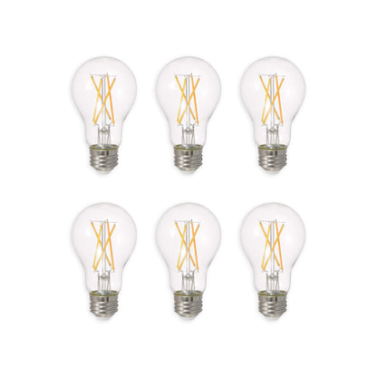 Sylvania LED TruWave Natural Series Light Bulb, 60W Equivalent, Efficient 8W A19, Medium Base, Dimmable, 800 Lumens, 2700K, Soft White, Clear - 6 Count (Pack of 1) (40806) 🍁 All In One Marketplace Canada